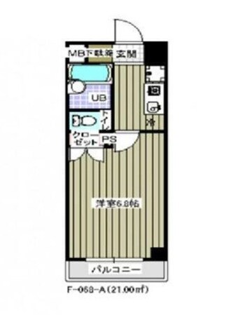 レジディア木場の物件間取画像